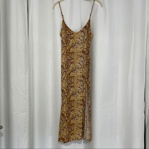 Reformation Crimini Dress - Snakeskin Print 🐍🌟